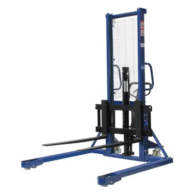 Manual Straddle Pallet Lifter, 1000kg capacity, 1600mm lift