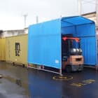 Container Shelter – Blue