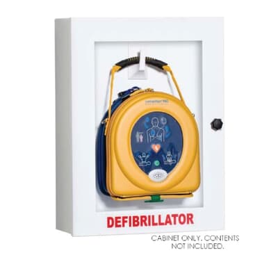 Defibrillator Cabinet, Empty Metal & Perspex