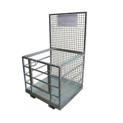 Safety Access Cage, zinc finish, 1084W x 1154D x 2000H
