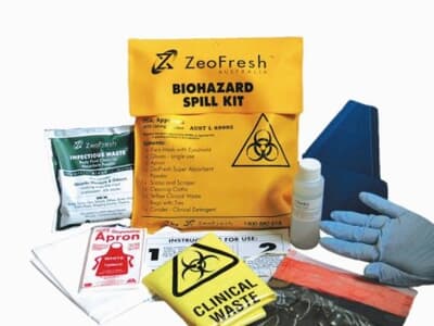 Biohazard Spill Kit, 220 x 260 x 85mm, PVC satchel