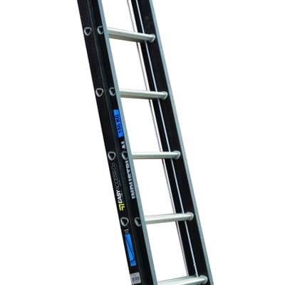 Trade Series Fibreglass Extension Ladder, Rope Operated