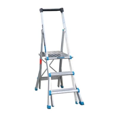 Trade Series Telescopic Platform Ladder, 3-step to 5-step