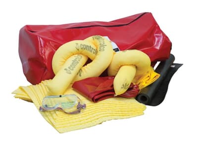 Truck Spill Kit, aggressive, Red PVC carry case