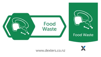Recycle Bin Sticker Set - Food Waste