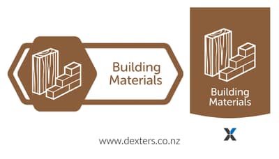 Recycle Bin Sticker Set - Building Materials