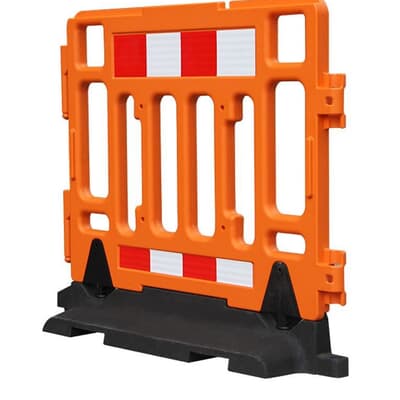 Heavy Base Temporary Barrier, 1000H x 1000L
