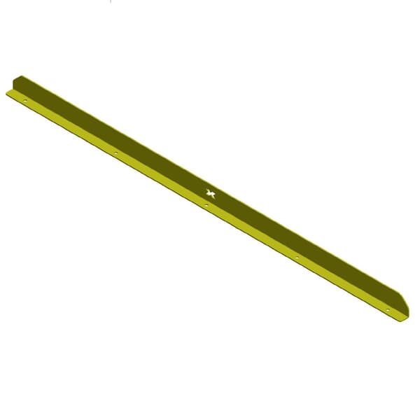 Pallet Stop Bar, 2400L, 100x65x6mm angle, yellow