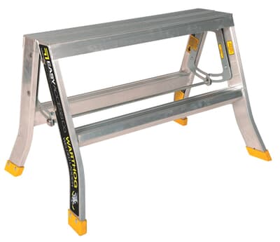 Warthog Extra Wide Double Sided Ladder, 3 Step, 0.9m, 800mm