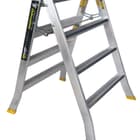 Warthog Extra Wide Double Sided Ladder, 4 Step, 1.2m, 800mm