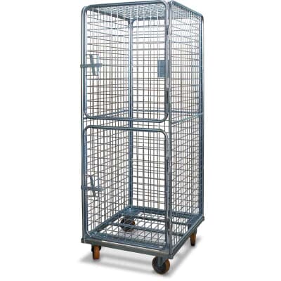 Safe Cage Trolley, 785W x 705D x 1837H