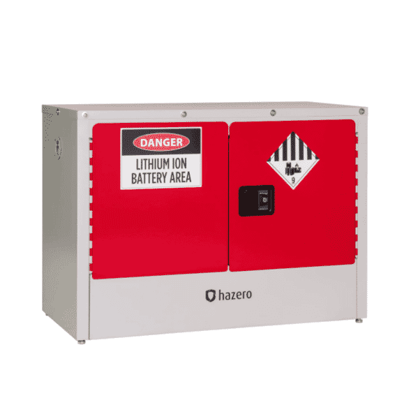 Hazero Lithium-ion Battery Safety Cabinet - Standard Hazero Lithium-ion Battery Safety Cabinet - Standard
