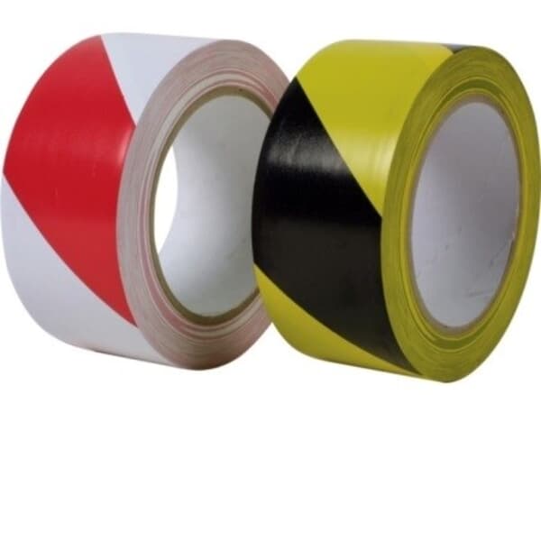 PVC Floor Tape, Striped, 33m x 100mm, black/yellow