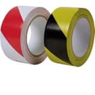 PVC Floor Tape, Striped, 33m x 100mm, black/yellow