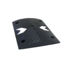 Speed Hump, rubber, 50mm high, 500W x 400D, colour: Black