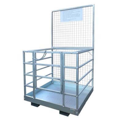 BlueAnt Forklift Safety Access Cage, 1080W x 1150D x 2000H